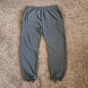 Gray Baggy Sweatpants Fleece Sweats